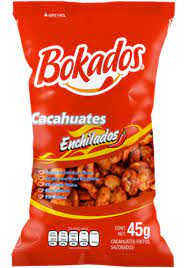 CACAHUATES ENCHILADOS BOKADOS 45G