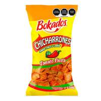 CHICHARRONES SABOR CHILE Y LIMON BOKADOS 120G